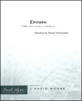 Epitaph TTBB choral sheet music cover